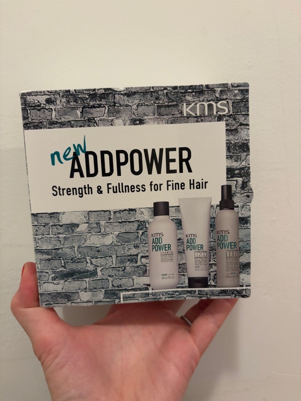 KMS AddPower Strength & Fullness Kit for Fine Hair (Sample Sizes)